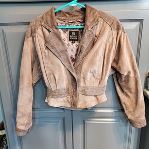 Jacket 🖤💚80's Small Byrnes & Baker Vintage Suede